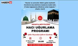 Isparta’da Hacı Uğurlaması Programına Davet