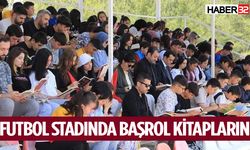 Tribünlerde kitap okuma etkinliği yapıldı