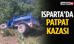 Isparta’da patpat kazası: Sürücü yaralandı