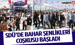 SDÜ Bahar Şenliği Tüm Coşkusuyla Başladı