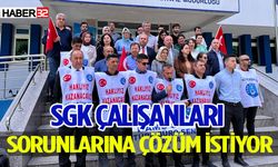 SGK çalışanları sorunlarına çözüm istiyor