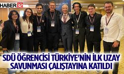 SDÜ Öğrencisi Türkiye'nin İlk Uzay Savunması Çalıştayına Katıldı