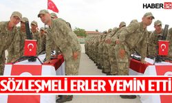 Isparta’da 169 sözleşmeli er yemin etti