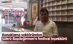 Konaklama sektöründen Başdeğirmen’e festival teşekkürü