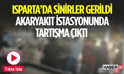 Akaryakıt İstasyonunda Tartışma: O Anlar Kameralara Yansıdı