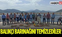 Çevre Haftasında Balıkçı Barınağını Temizlediler