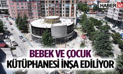 Bebek ve Çocuk Kütüphanesi’nde inşaat çalışmaları sürüyor