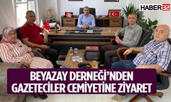 Beyazay Derneği’nden Gazeteciler Cemiyetine ziyaret