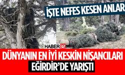 Isparta'da En İyi Keskin Nişancılar Yarıştı