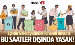 Eğirdir Belediyesi Çöp Saati Uygulaması Başlatıyor