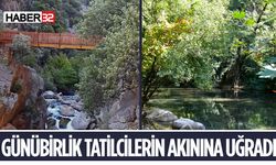 Yazılı Kanyon Tabiat Parkı  Ziyaretçi Akınına Uğradı