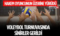 Isparta'da Kurumlar Arası Voleybol Turnuvasında Şok Olay