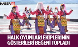 Halk oyunları ekiplerinin gösterileri beğeni topladı