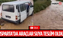 Isparta'da Etkili Olan Yağışlar Zor Anlar Yaşattı