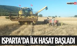 Isparta'da İlk Arpa Hasadı Başladı