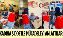 Kadına şiddetle mücadeleyi anlattılar