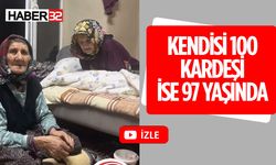 100 Yaşındaki Teyze, 97 Yaşındaki Kardeşiyle Yaşam Sevincini Paylaşıyor