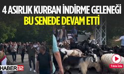 Isparta’da Kurban İndirme Geleneği Coşkuyla Yaşatıldı