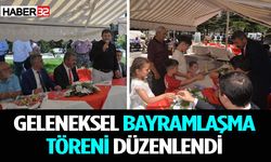 Geleneksel bayramlaşma töreni düzenlendi