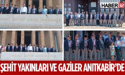 Şehit yakınları ve gaziler Anıtkabir’de