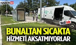 Isparta Belediyesi temizlik işçileri günün her saati sahada