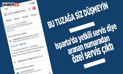 Yetkili servis diye aradı özel servis geldi