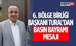 Bölge Birliği Başkanı  Tural'dan Basın Bayramı Mesajı