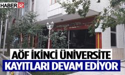 AÖF İkinci Üniversite Kayıtları Devam Ediyor