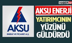 Aksu Enerji yatırımcının yüzünü güldürdü