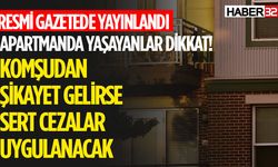 Apartman Dairelerinde Yeni Düzenleme