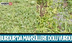 Burdur'da Karpuzları Dolu Vurdu Çiftçi Perişan