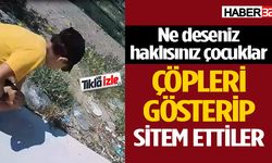 Çevreyi kirletenlere video çekerek tepki gösterdiler