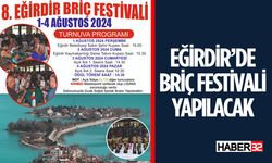 8. Eğirdir Briç Festivali Başlıyor