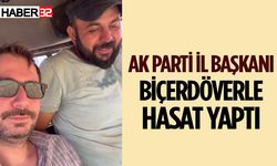 AK Parti İl Başkanı biçerdöverle hasat yaptı