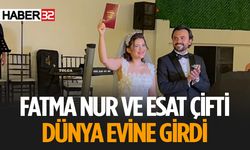 Fatmanur Karadağ ve Esat Hanay Çifti Dünya Evine Girdi