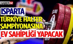 Türkiye Halter Şampiyonası Isparta'da yapılacak