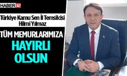 Yılmaz'dan memurlara hayırlı olsun mesajı