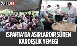 Asırlardır süren kardeşlik yemeği bu yıl da devam edildi