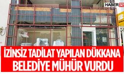 Belediye İzinsiz Tadilata Dur Dedi