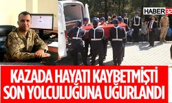 Isparta'dan Şırnak'a Giderken Kaza Yapan Astsubay Son Yolculuğuna Uğurlandı