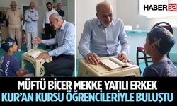 Müftü Biçer Mekke Yatılı Erkek Kur’an Kursu Öğrencileriyle Buluştu