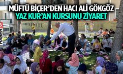 Müftü Biçer’den Hacı Ali Gökgöz Yaz Kur’an Kursunu Ziyaret