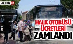 Halk Otobüsü ücretleri zamlandı