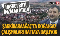 Şarkikaraağaç'ta doğalgaz hat çalışması başlıyor