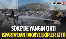 Söke'de Kağıt Fabrikasında Çıkan Yangına Isparta'dan Takviye