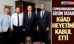 Cumhurbaşkanı Tatar IGİAD heyetini kabul etti