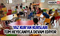 Yaz Kur'an Kursları tüm heyecanıyla devam ediyor