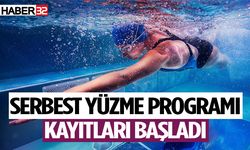 Serbest yüzme programı kayıtları başladı