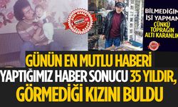 35 Yıldır Görmediği Babasını Gazeteden Tanıdı