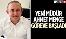 Yeni müdür Ahmet Menge göreve başladı